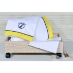 Σετ 3 τεμ. Σεντόνια Λίκνου 75x110 cm & 30x40 cm Design 917 Κίτρινο