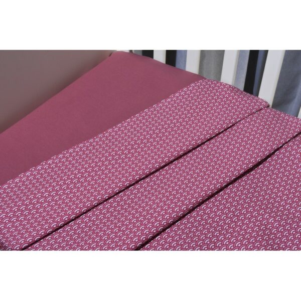 Σεντόνια Λίκνου Σετ 2τ -75x110-100% Βαμβάκι Design 147 Oliver Baby