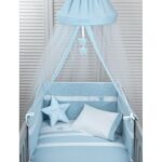 Oliver Baby des.371 Σετ Προίκας 3τ Μουσελίνα Σιέλ