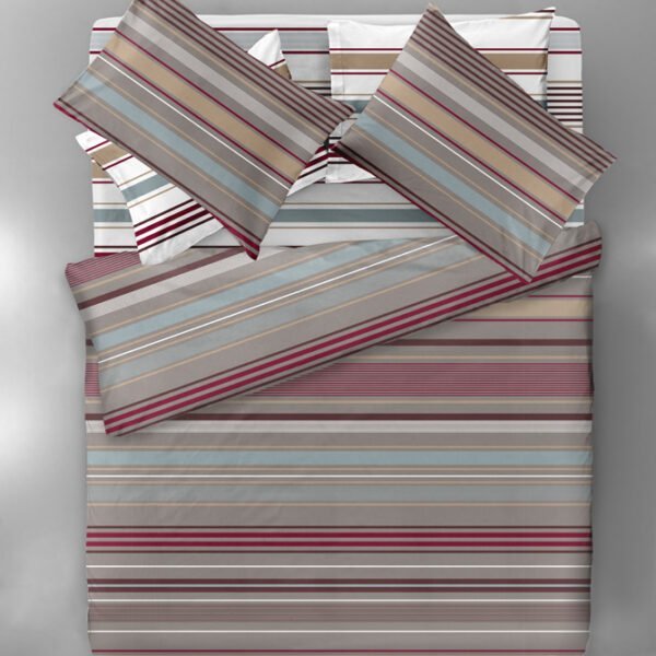 Σετ Παπλωματοθήκη Υπέρδιπλη 225×245 Saint Clair Doha Taupe