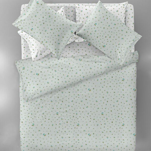 Σετ Παπλωματοθήκη Υπέρδιπλη 225×245 Saint Clair Raffia Aqua