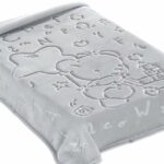 Κουβέρτα Βελουτέ – Υπνόσακος Αγκαλιάς 80×90 Belpla Ster 521 GREY