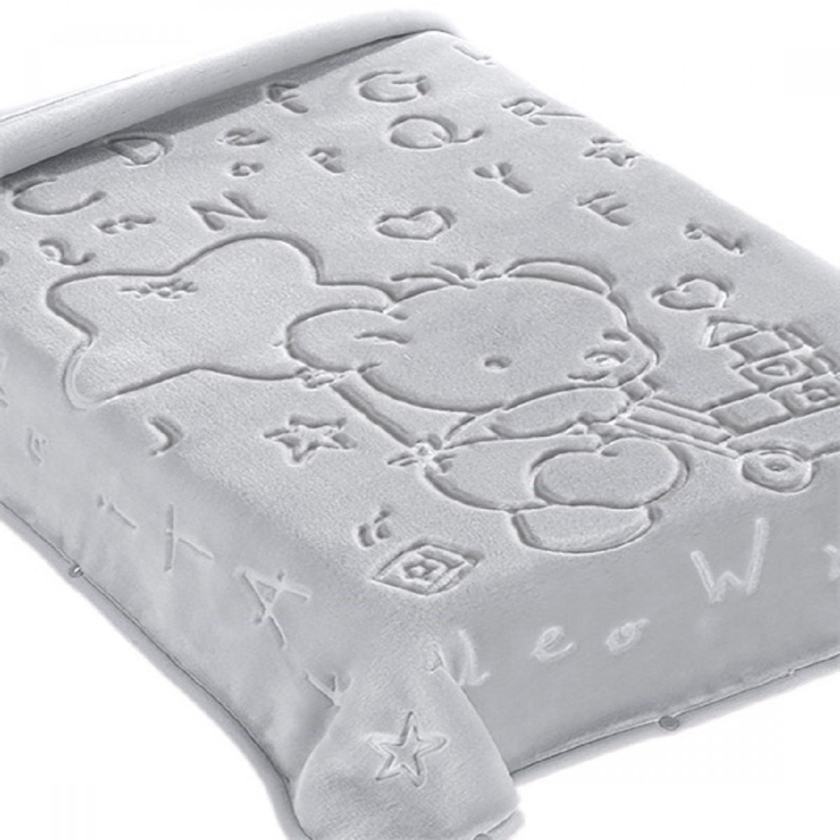 521_bsac_gris-1200x1200 Κουβέρτα Βελουτέ – Υπνόσακος Αγκαλιάς 80×90 Belpla Ster 521 GREY - Image 1