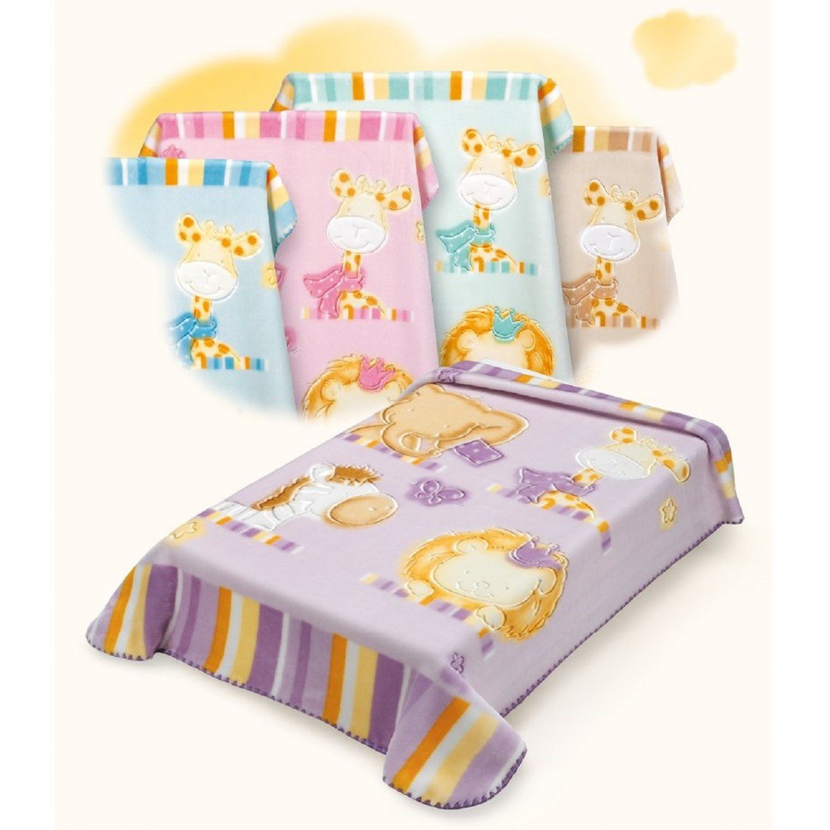 542-1200x1200 Κουβέρτα Βελουτέ Αγκάλιας 80×110 Belpla Dralon 542 - Lila - Image 1