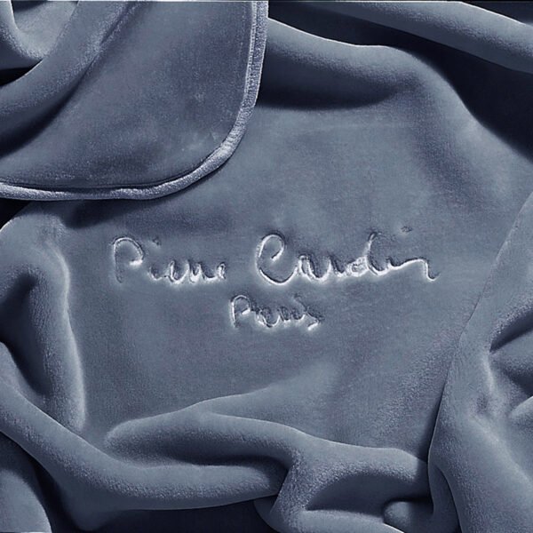 Κουβέρτα Βελουτέ 160×240 Μονή Pierre Cardin Nancy 545 Anthracite 70