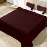 Κουβέρτα Βελουτέ King Size 240×260 Pierre Cardin Nancy 545 Granate 16 - Image 2