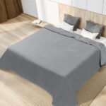 Κουβέρτα Βελουτέ Υπέρδιπλη 220×240 Pierre Cardin Nancy 545 Grey 51 - Image 2
