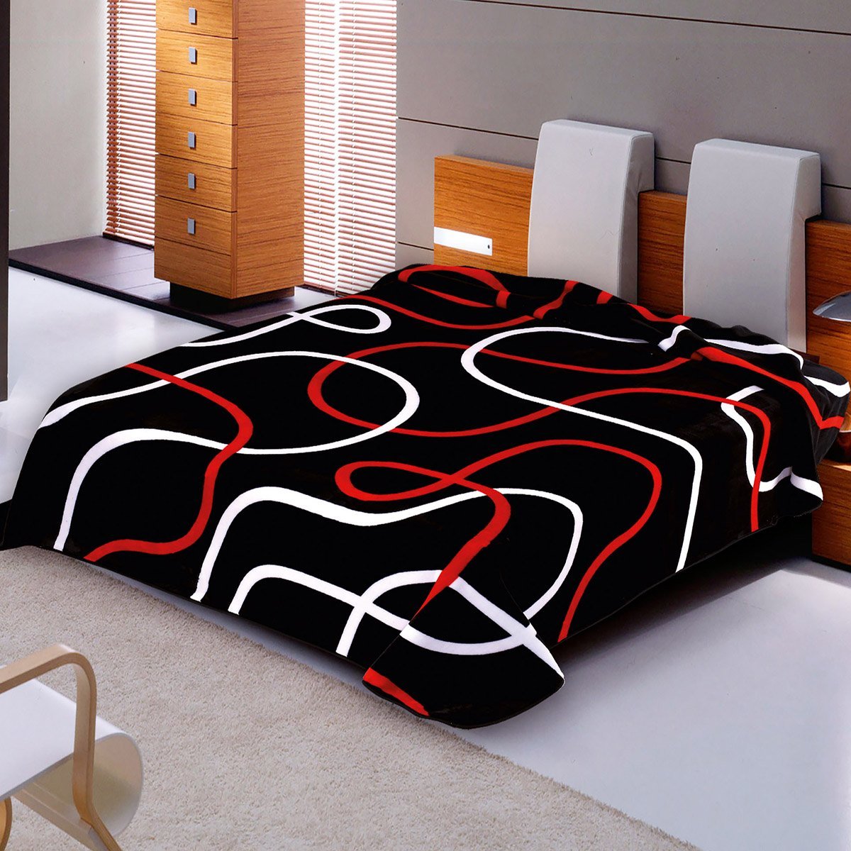 Ster-241_Black-copia-copy-1200x1200 Κουβέρτα Βελουτέ Υπέρδιπλη 220×240 Belpla Ster 241 BLACK - Image 1