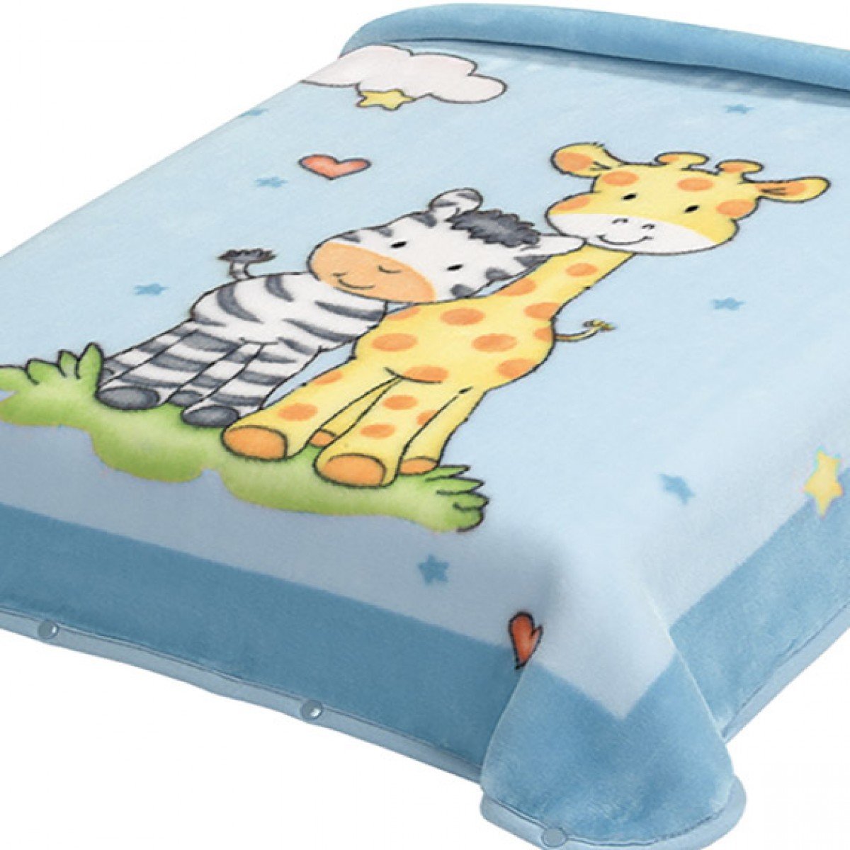 bsac-637-azul-1200x1200 Κουβέρτα Βελουτέ – Υπνόσακος Αγκαλιάς 80×90 Belpla Ster 637 BLUE - Image 1