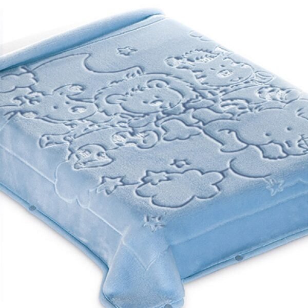 Κουβέρτα Βελουτέ – Υπνόσακος Αγκαλιάς 80×90 Belpla Ster 520 BLUE