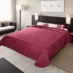 Κουβέρτα Βελουτέ Υπέρδιπλη 220×240 Belpla Ster Plain FUCHSIA(22)