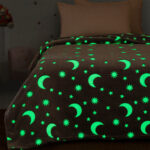 Κουβέρτα μονή φωσφορίζουσα Art 6258 160x220 Γκρι   Beauty Home - Image 3