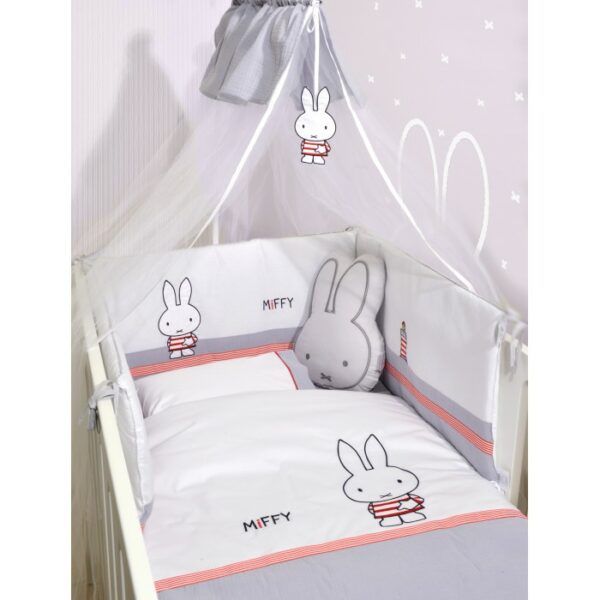Σετ Προίκας 9 Τεμαχίων Γκρι Design 65 Miffy