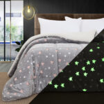 Κουβερτοπάπλωμα μονό φωσφοριζέ Art 6271 160x220 Γκρι   Beauty Home - Image 2