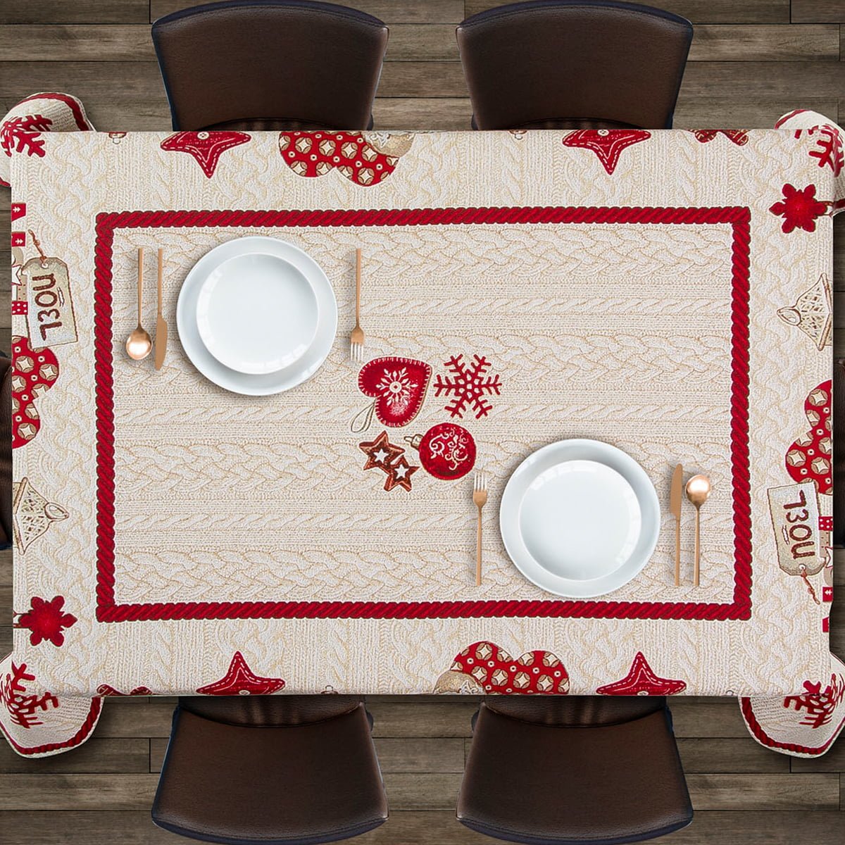 8250 Τραπεζομάντηλο Art 8250 140x140 Εμπριμέ Beauty Home - Image 1