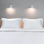 Σεντόνι ξενοδοχείου υπέρδιπλο Ribbon 230TC Satin Stripe Percal Pennie 70% Cot - 30% Pol 245x280   Beauty Home