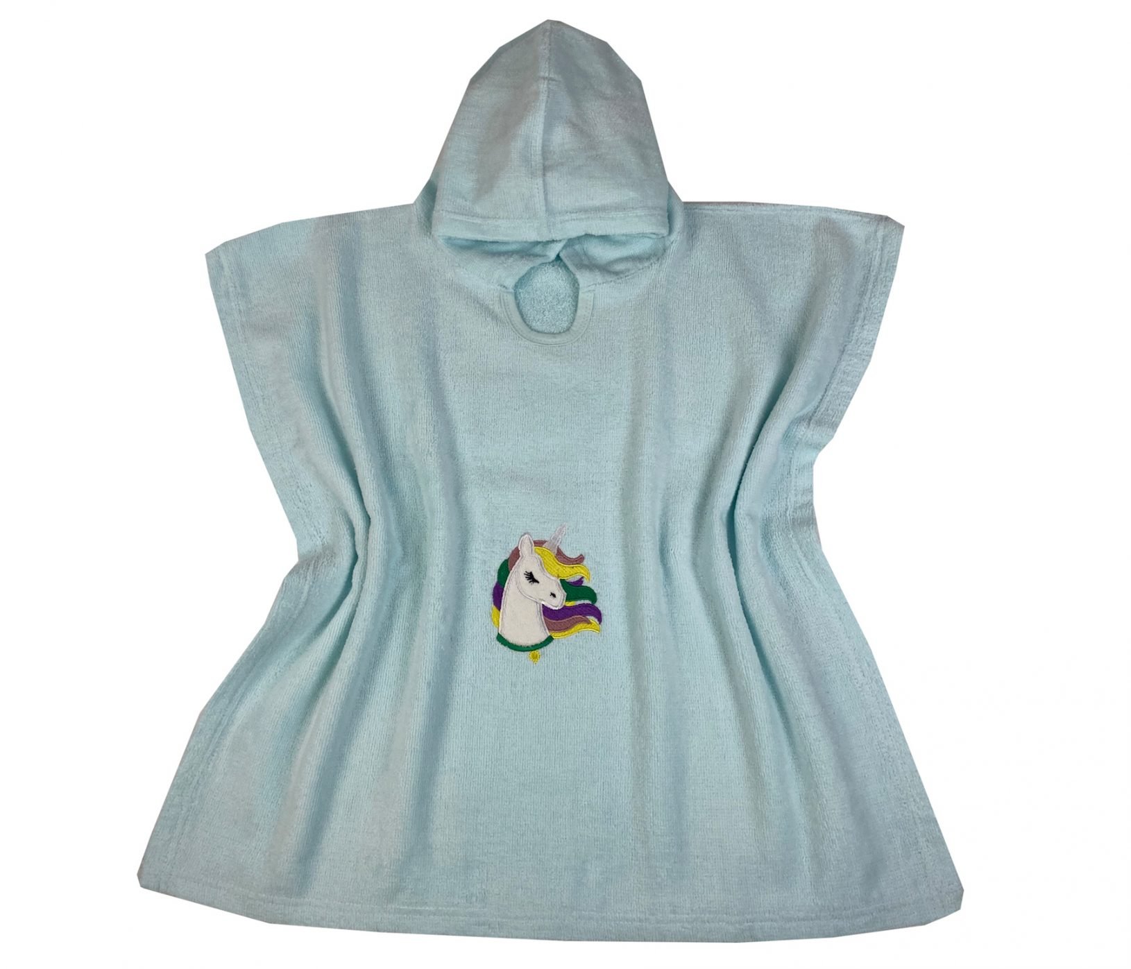 346 Παιδικό Πόντσο 2-4 Ετών magic unicorn 55X110 Astron Italy - Image 1