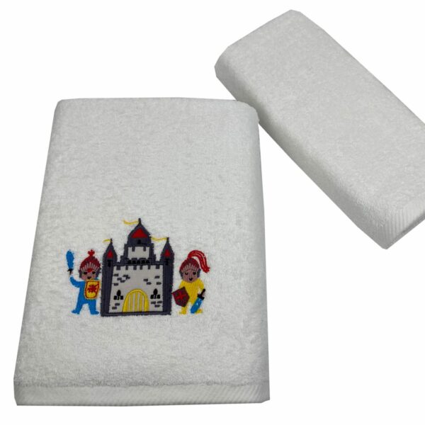 Παιδικές Πετσέτες (σετ 2 τεμ) knight Astron Italy