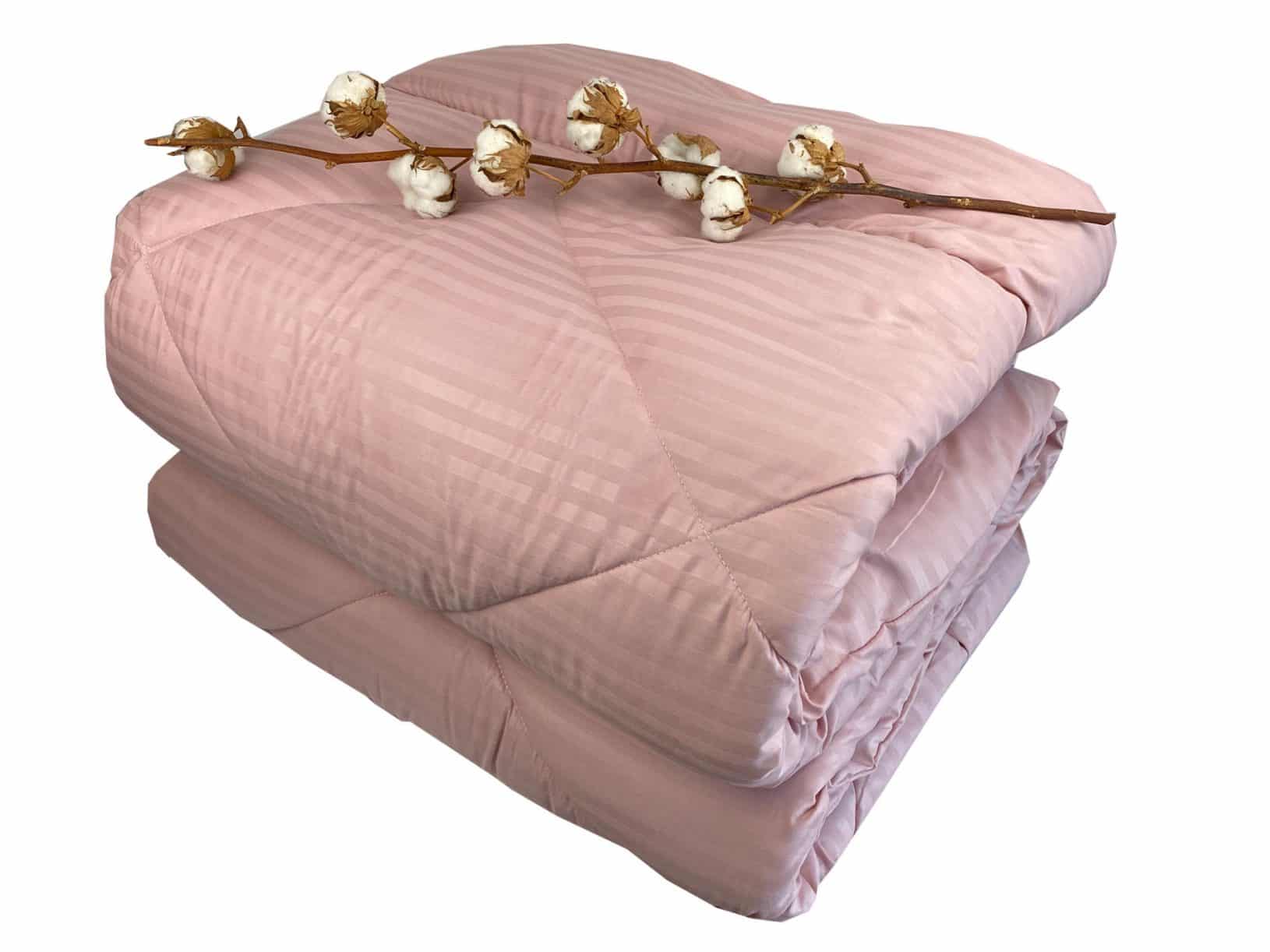 3914 Πάπλωμα Σατέν Ριγέ Υπέρ/πλο 220x240 Zephyr Astron Italy - Image 1