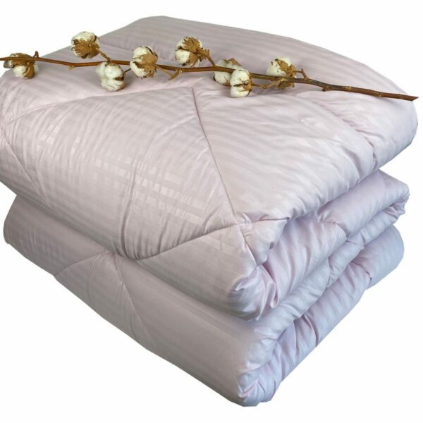 Πάπλωμα Σατέν Ριγέ Υπέρ/πλο 220x240 Lilac Astron Italy