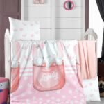 Σετ σεντόνια βρεφικά Art 5604 100x150 Ροζ   Beauty Home