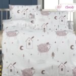 Σετ σεντόνια βρεφικά Art 5608 100x150 Σάπιο Μήλο   Beauty Home