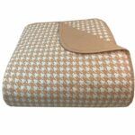 Κουβερλι Υπέρδιπλα 220x240 Pied De Poule Beige Astron Italy