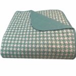 Κουβερλι Υπέρδιπλα 220x240 Pied De Poule Petrol Astron Italy