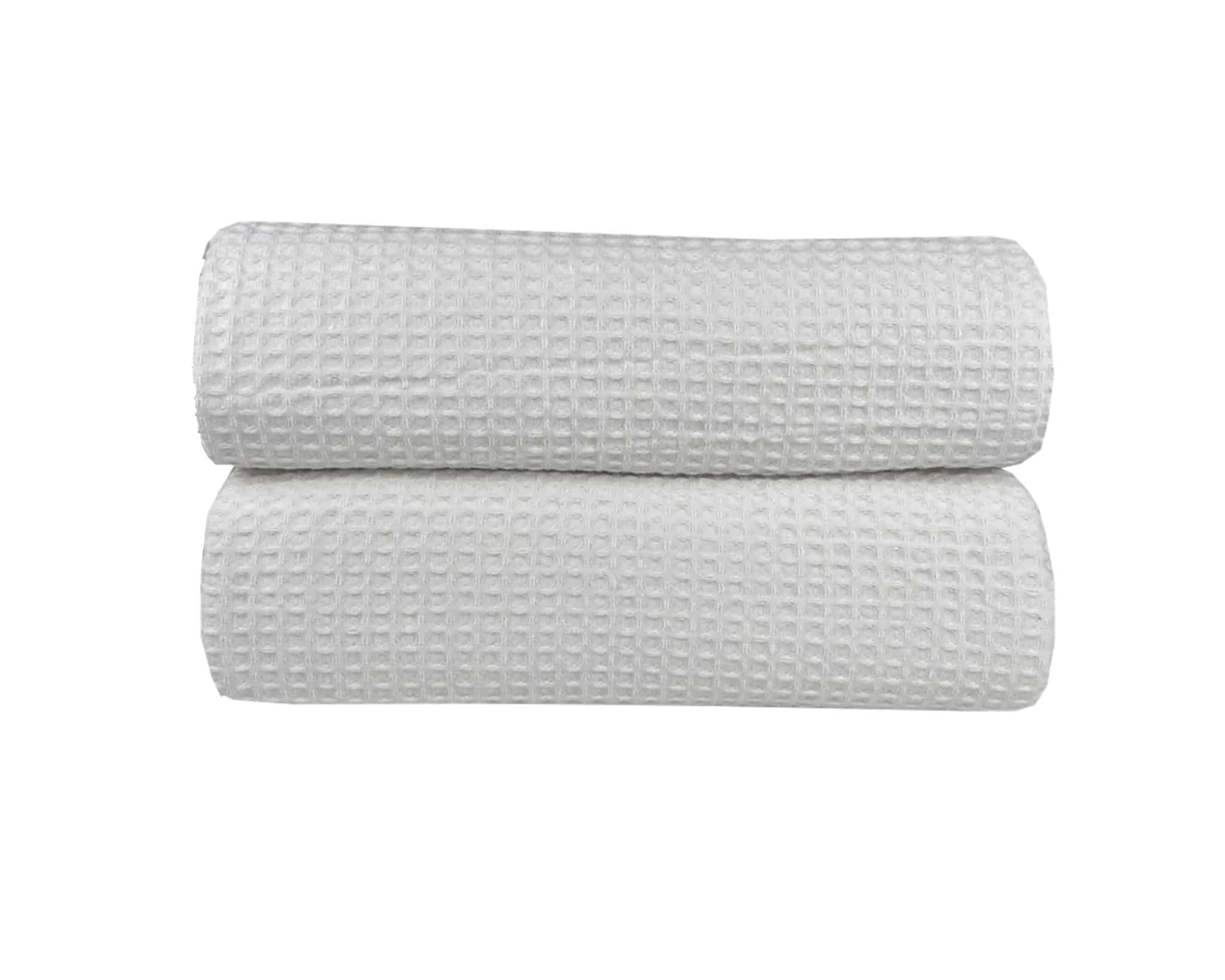 8600-scaled Κουβέρτα Πικέ Υπερ/πλη Waffle Ξενοδοχείου 230X245 White Astron Italy - Image 1