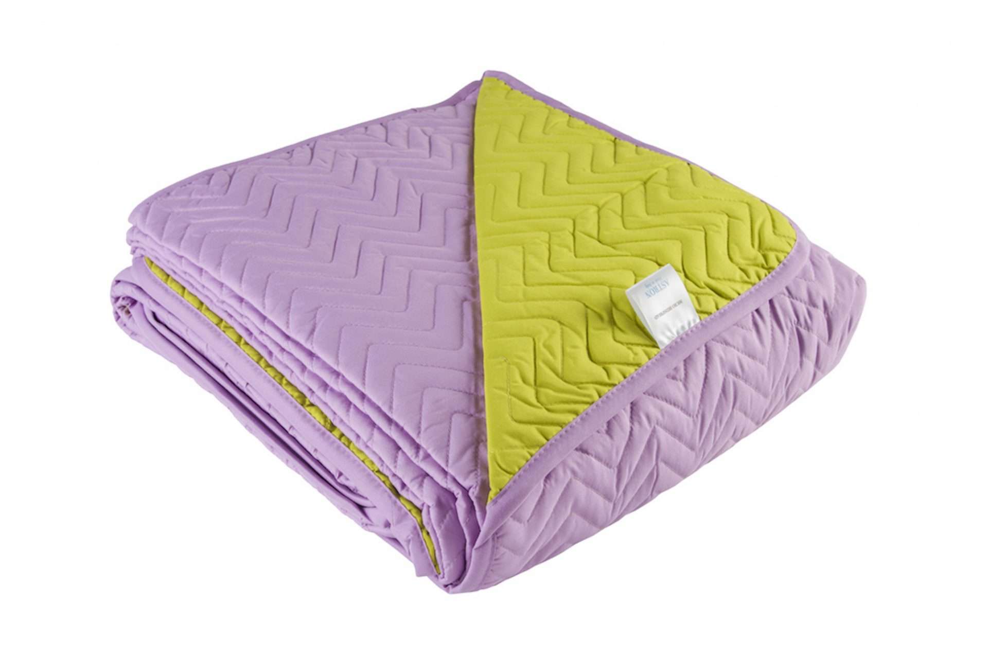 ADAX1980ok Κουβερλί Υπέρδιπλο 2.20X2.40 Λιλά-Λαχανί Astron Italy - Image 1