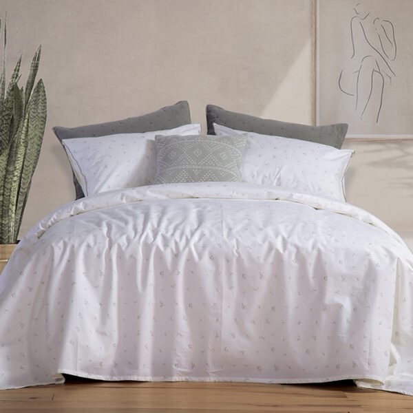 Σετ Σεντόνια Διπλά 200×270 Nef Nef Perfection White