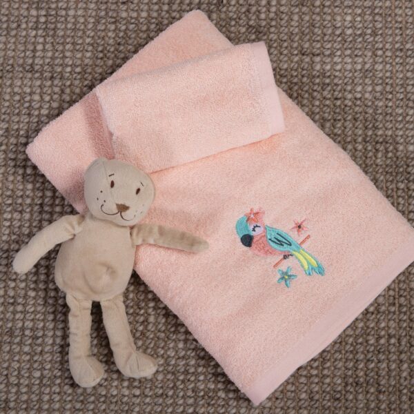 Σετ Πετσέτες Παιδικές 2 Τεμαχίων Nef Nef Paradise Birds Mint