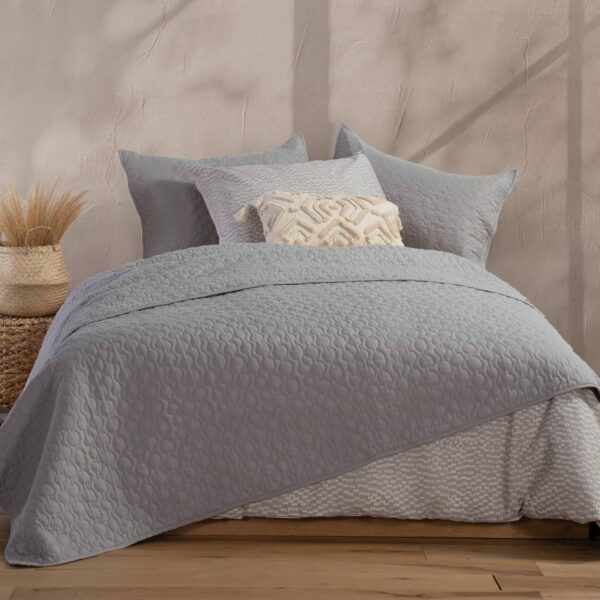 Κουβερλί Υπέρδιπλο 230×240 Nef Nef Candy Grey