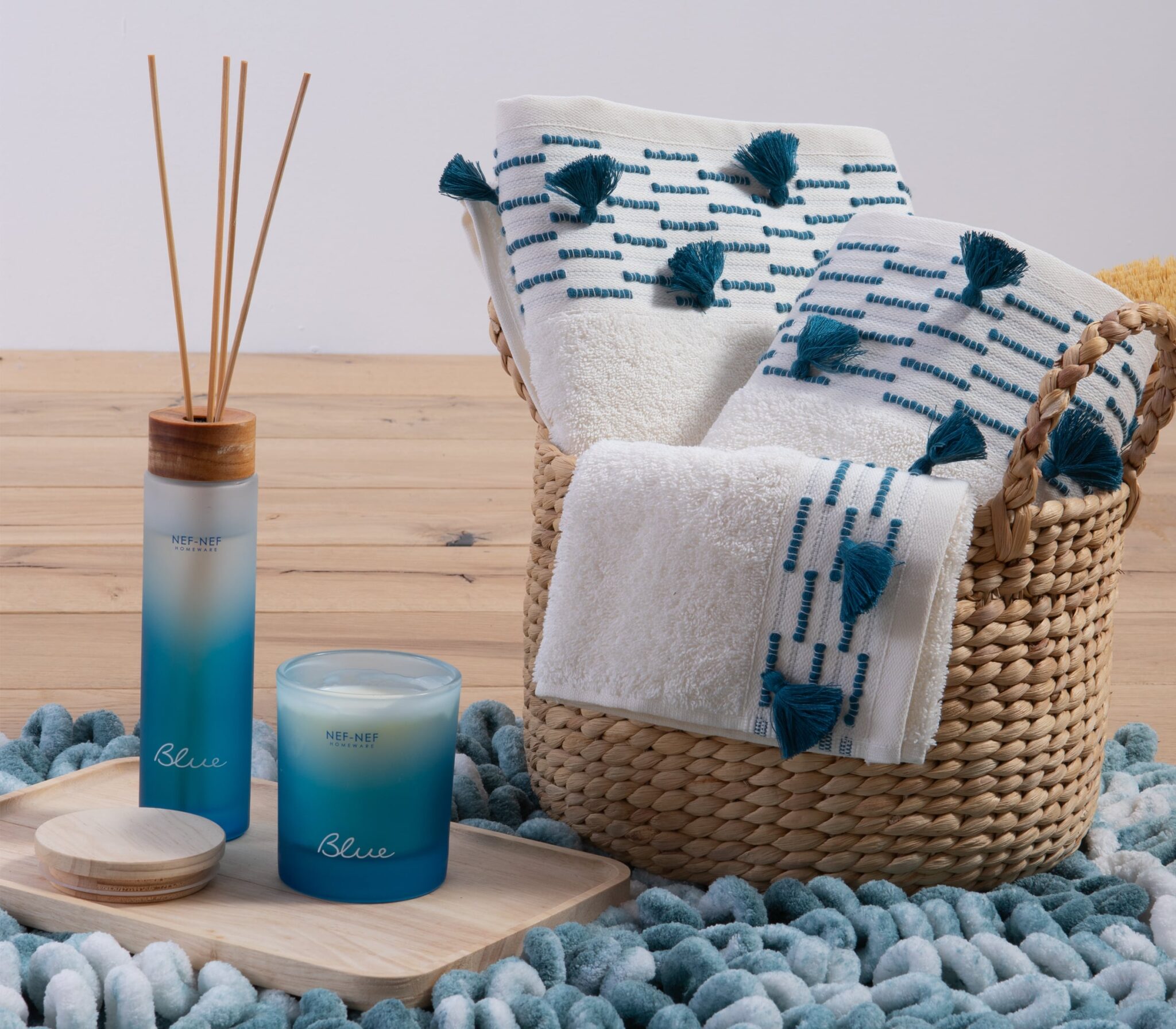 035568-2-scaled Σετ Πετσέτες 3 Τεμαχίων Nef Nef Moanna Ecru - Image 1