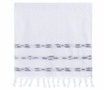 Πετσέτα Προσώπου 50×90 Nef Nef Garnet White-Grey