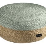 Πουφ Σκαμπό 65x65x30 Guy Laroche Double Aqua Large