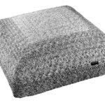 Πουφ Σκαμπό 50x50x25 Guy Laroche Shades Grey Boho