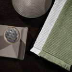 Σετ Πετσέτες Κουζίνας 2 Τεμαχίων 40x60 Guy Laroche Tissus Khaki