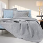 Κάλυμμα Κρεβατιού Υπέρδιπλο 245×260 Guy Laroche Pattern Black & White