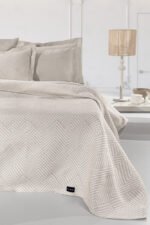 Κάλυμμα Κρεβατιού Ημίδιπλο 160×260 Guy Laroche Tetris Linen - Image 2