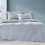 Σετ Κουβερλί 2 Τεμαχίων Ημίδιπλο 180×240 Guy Laroche Bone  Blue