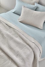 Σετ Κουβερλί King Size 2 Τεμαχίων 240×250 Guy Laroche Bone  Natural - Image 3