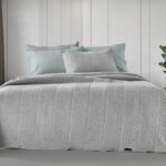 Σετ Κουβερλί King Size 2 Τεμαχίων 240×250 Guy Laroche Bone  Grey