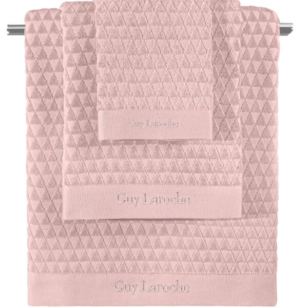 Σετ Πετσέτες 3 Τεμαχίων Guy Laroche Tokyo Dusty Pink