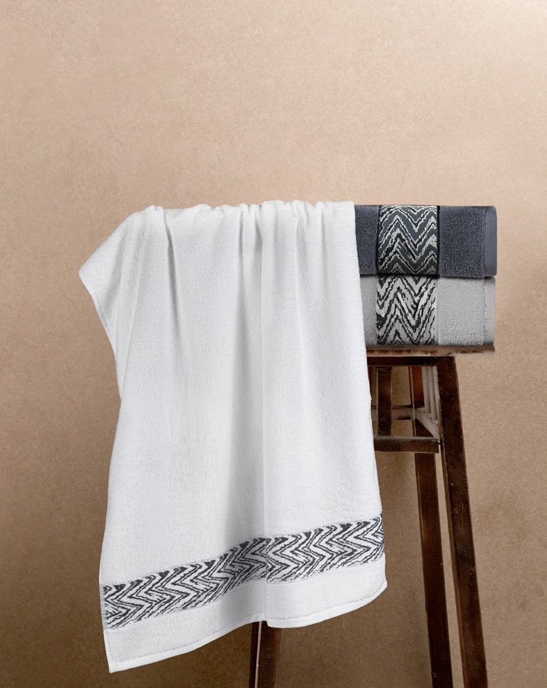 1122090124009 Πετσέτες Προσώπου 50×90 Guy Laroche Pome Anthracite - Image 1