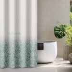 Κουρτίνα Μπάνιου 180×185 Αδιάβροχη Guy Laroche Cult Cement