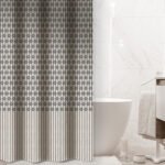 Κουρτίνα Μπάνιου 180×185 Αδιάβροχη Guy Laroche Vesta Natural