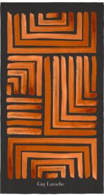 Πετσέτα Θαλάσσης 100×175 Guy Laroche Velour Printed 2404 03 - Image 2