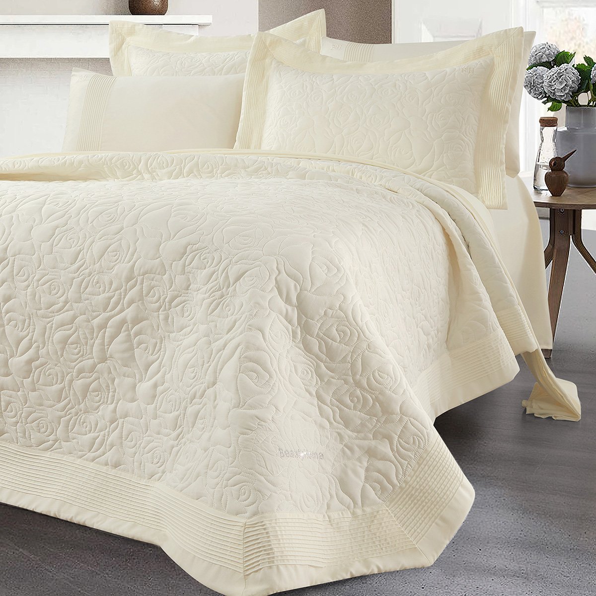 12500_ecru Νυφικό σετ 7 τμχ σε βαλίτσα Rose Art 12500 230x250 Εκρού Beauty Home - Image 1