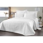 Σετ κουβερλί υπέρδιπλο Emelia Art 12505 230x250 Λευκό   Beauty Home - Image 2